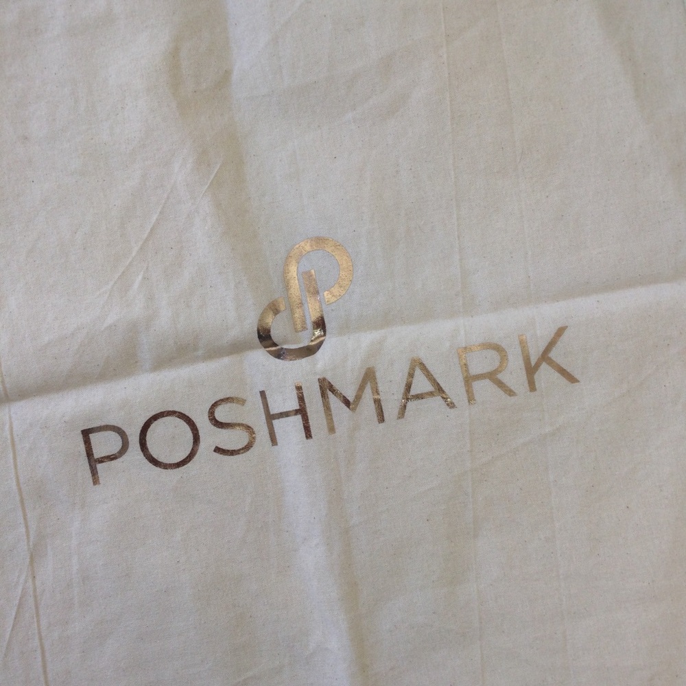 Poshmark Reusable Fabric Tote Bag, Keychain, Balloons, Face Mask, Sticker New - Picture 2 of 7